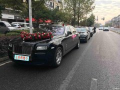 蔡甸婚车租赁 蔡甸劳斯莱斯古斯特婚车出租